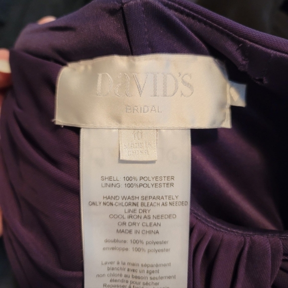 David's Bridal sleeveless dress size 10 - Picture 5 of 5